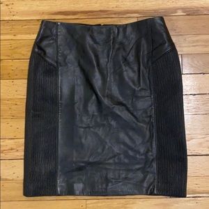 Leather skirt. Brand new